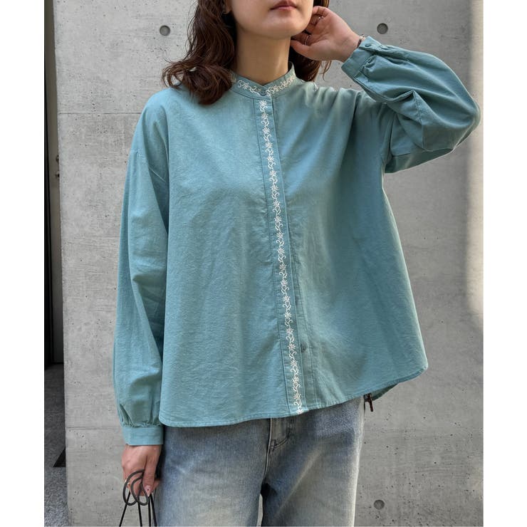 エクリュ エンブロイダリーシャツ | Lbc with Life | 詳細画像19 