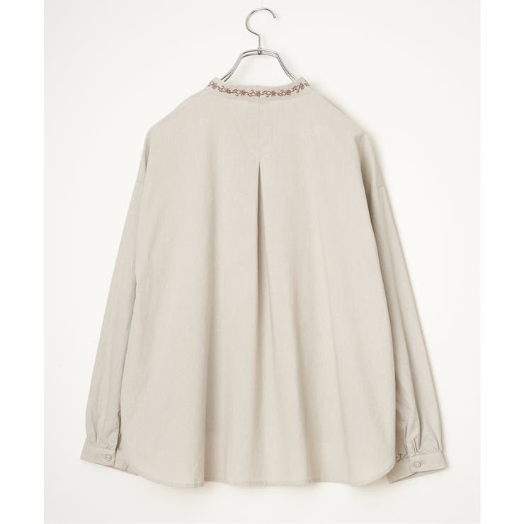 エクリュ エンブロイダリーシャツ | Lbc with Life | 詳細画像34 