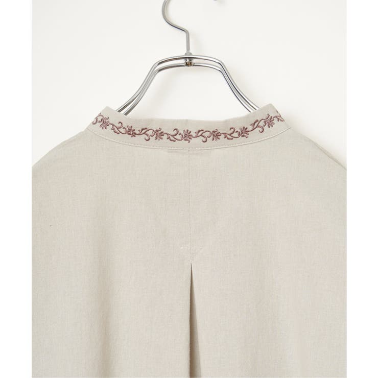 エクリュ エンブロイダリーシャツ | Lbc with Life | 詳細画像36 