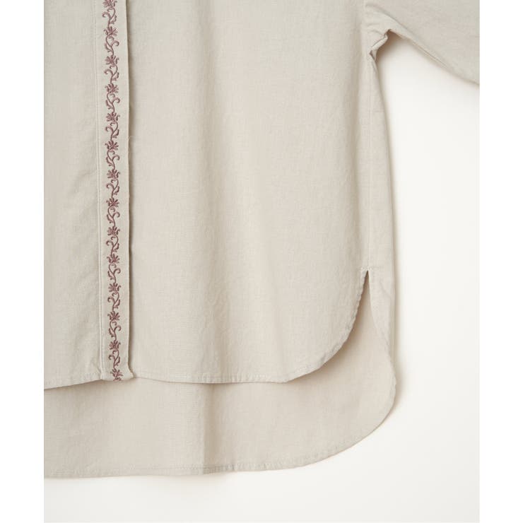 エクリュ エンブロイダリーシャツ | Lbc with Life | 詳細画像39 