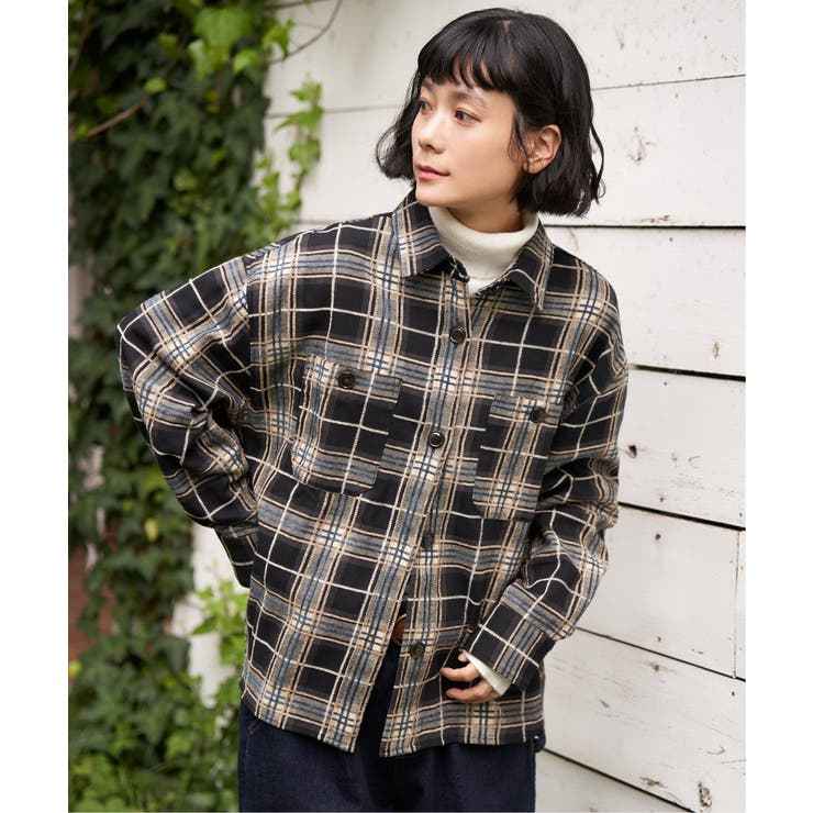 【インフルエンサー着用】モールチェックCPOシャツ | Lbc with Life | 詳細画像9 