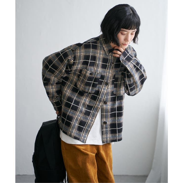 【インフルエンサー着用】モールチェックCPOシャツ | Lbc with Life | 詳細画像12 