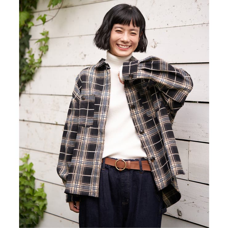 【インフルエンサー着用】モールチェックCPOシャツ | Lbc with Life | 詳細画像14 