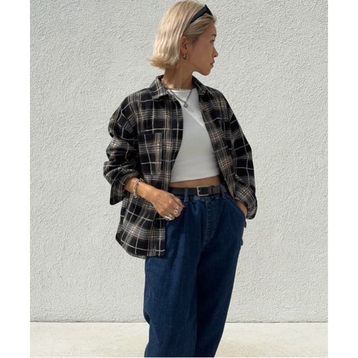 【インフルエンサー着用】モールチェックCPOシャツ | Lbc with Life | 詳細画像15 