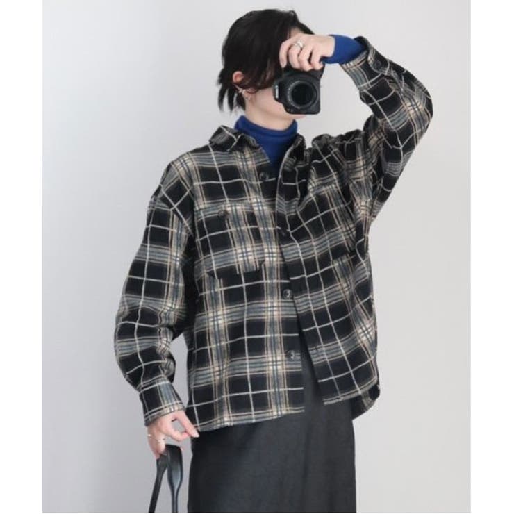 【インフルエンサー着用】モールチェックCPOシャツ | Lbc with Life | 詳細画像16 