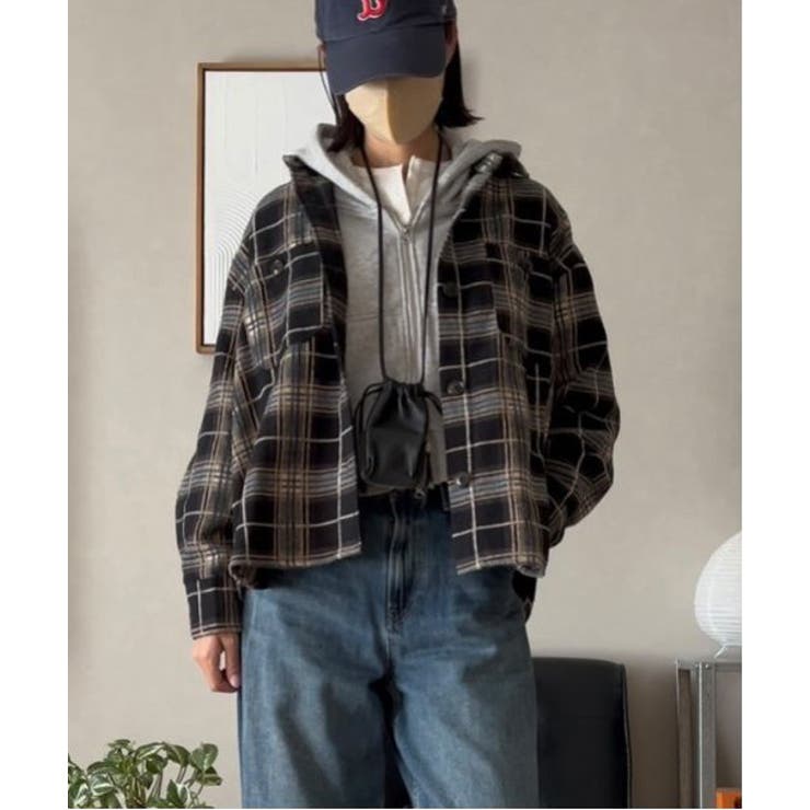 【インフルエンサー着用】モールチェックCPOシャツ | Lbc with Life | 詳細画像17 