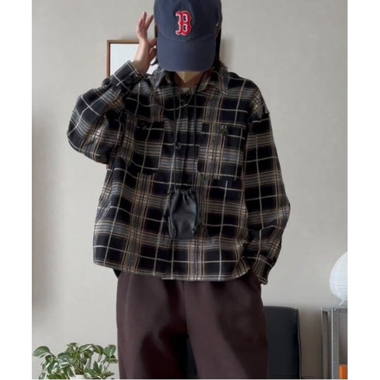 【インフルエンサー着用】モールチェックCPOシャツ | Lbc with Life | 詳細画像18 