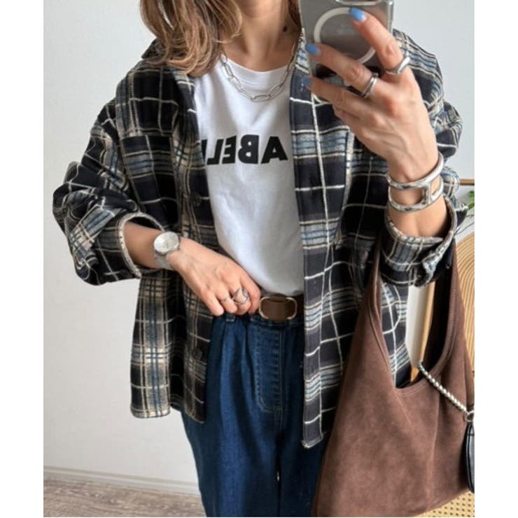 【インフルエンサー着用】モールチェックCPOシャツ | Lbc with Life | 詳細画像21 