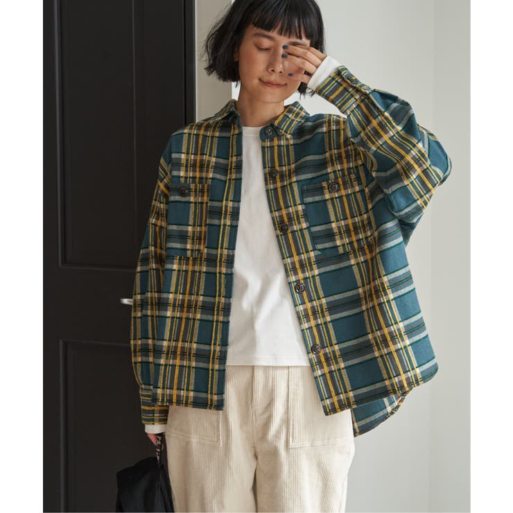 【インフルエンサー着用】モールチェックCPOシャツ | Lbc with Life | 詳細画像23 