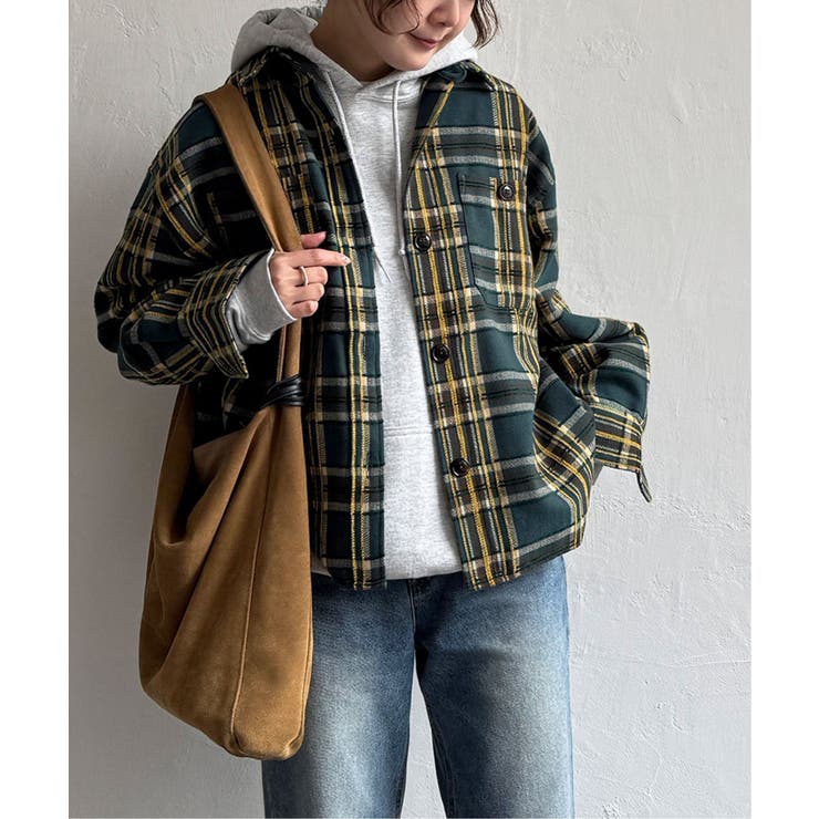 【インフルエンサー着用】モールチェックCPOシャツ | Lbc with Life | 詳細画像28 