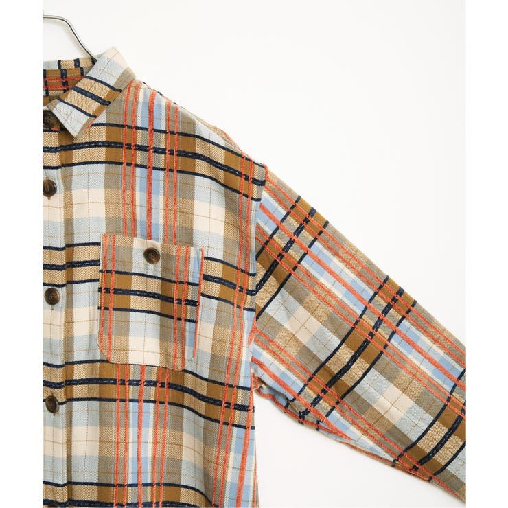 【インフルエンサー着用】モールチェックCPOシャツ | Lbc with Life | 詳細画像32 