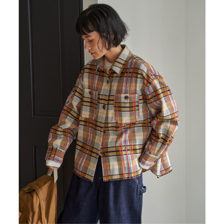 【インフルエンサー着用】モールチェックCPOシャツ | Lbc with Life | 詳細画像4 