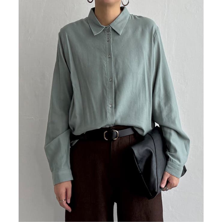 綿レーヨンメタルボタンシャツ | Lbc with Life | 詳細画像8 