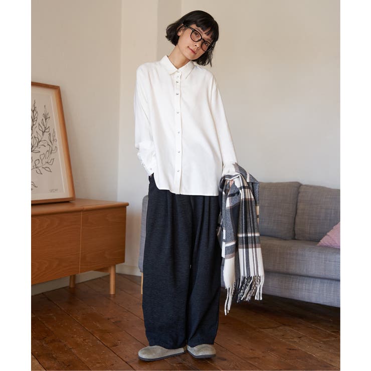 綿レーヨンメタルボタンシャツ | Lbc with Life | 詳細画像12 