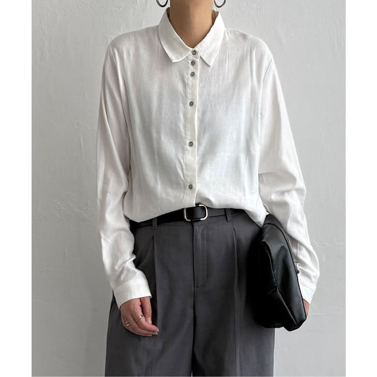 綿レーヨンメタルボタンシャツ | Lbc with Life | 詳細画像21 