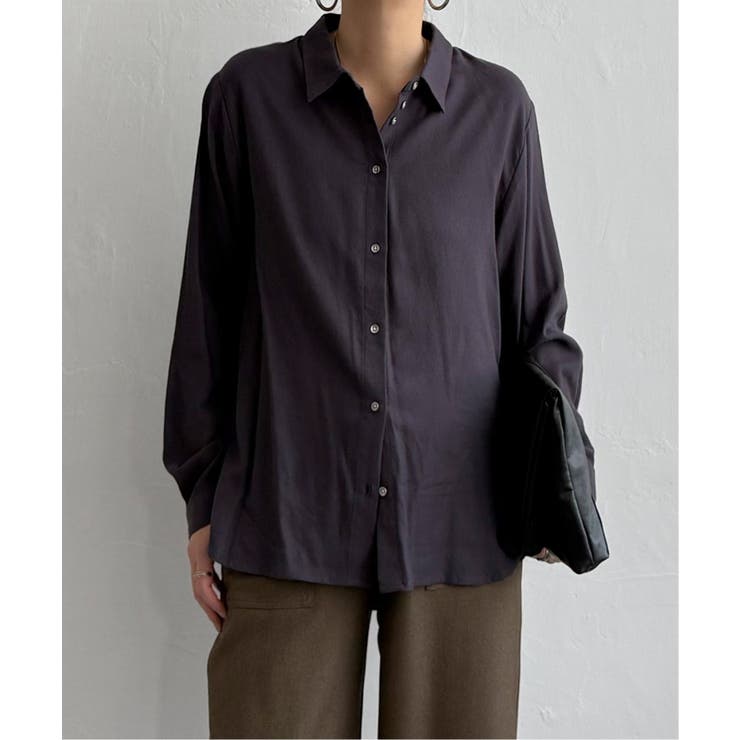 綿レーヨンメタルボタンシャツ | Lbc with Life | 詳細画像23 