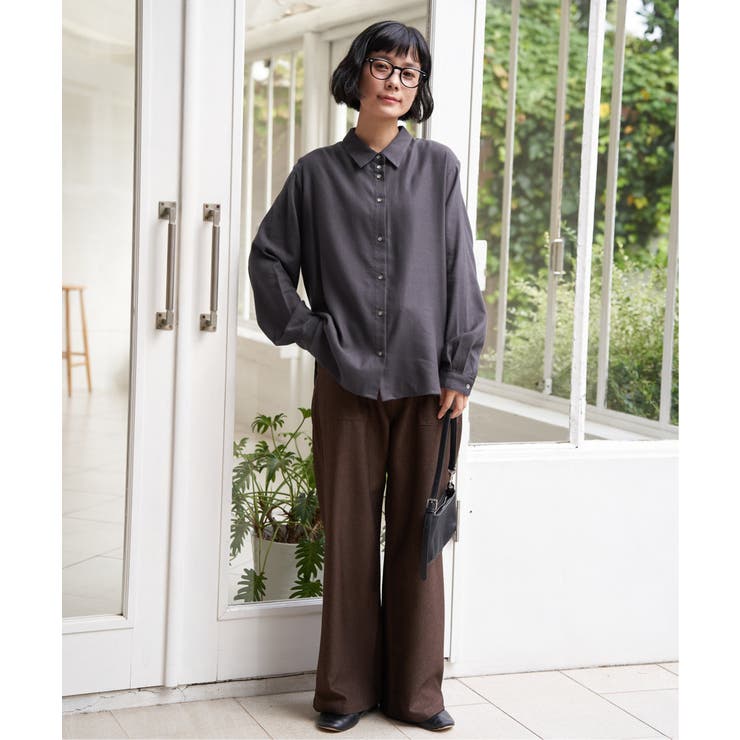 綿レーヨンメタルボタンシャツ | Lbc with Life | 詳細画像30 