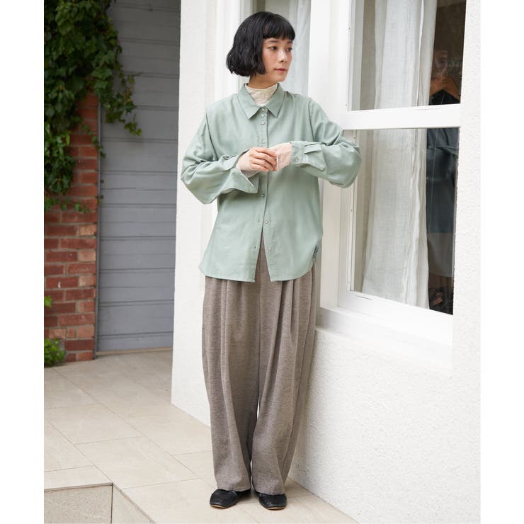 綿レーヨンメタルボタンシャツ | Lbc with Life | 詳細画像4 