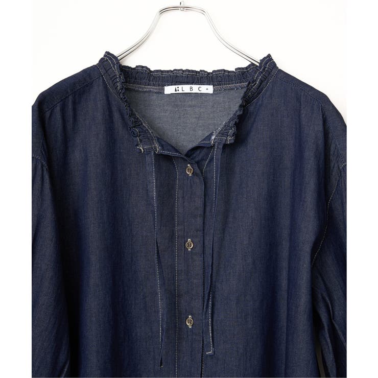 デニムコットンシャーリングブラウス | Lbc with Life | 詳細画像21 