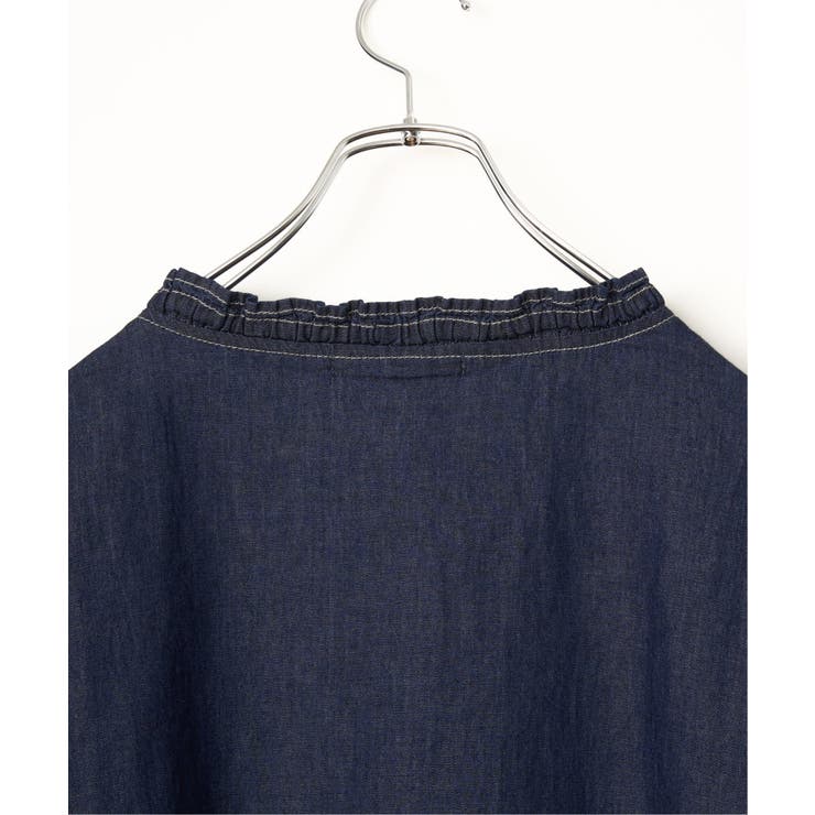 デニムコットンシャーリングブラウス | Lbc with Life | 詳細画像22 