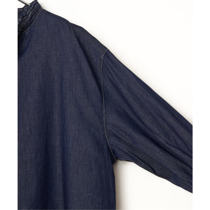 デニムコットンシャーリングブラウス | Lbc with Life | 詳細画像23 
