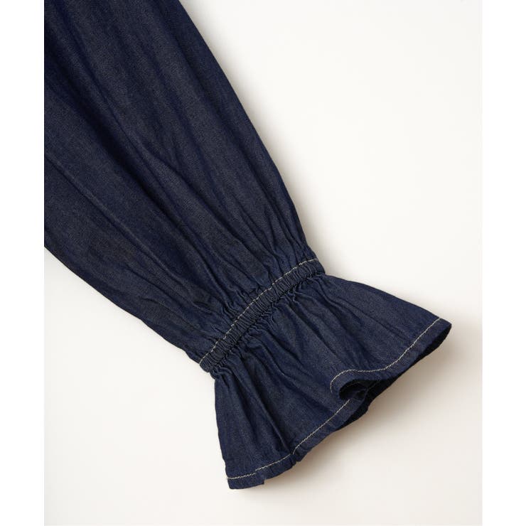 デニムコットンシャーリングブラウス | Lbc with Life | 詳細画像24 