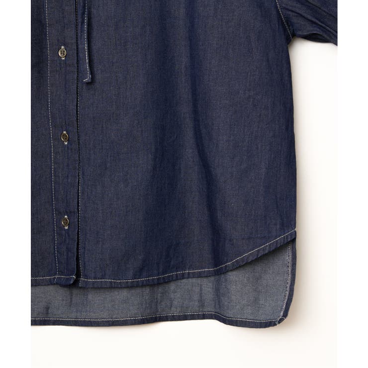 デニムコットンシャーリングブラウス | Lbc with Life | 詳細画像25 
