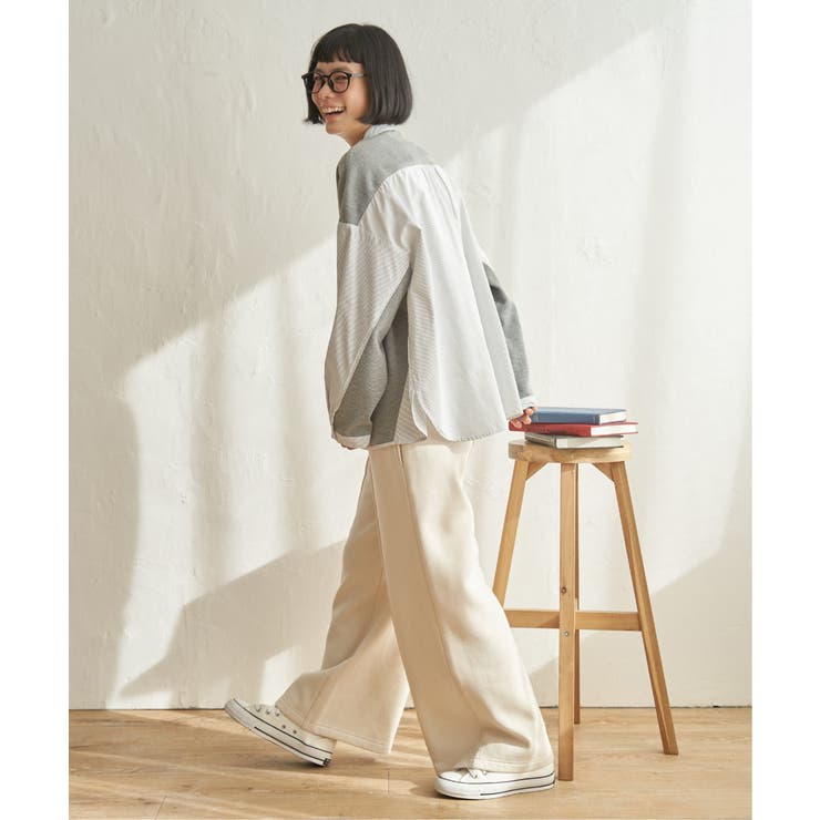 異素材切り替えシャツ | Lbc with Life | 詳細画像13 