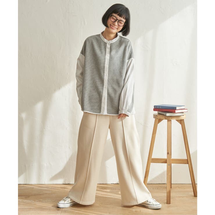 異素材切り替えシャツ | Lbc with Life | 詳細画像14 