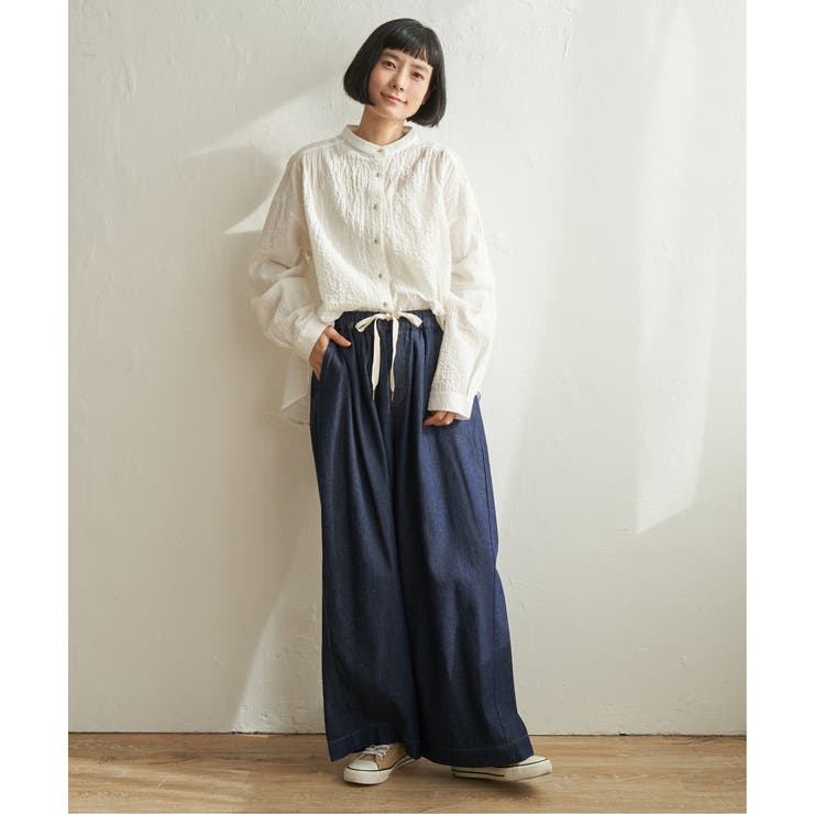 オーガニックコットンバンドカラーシャツ | Lbc with Life | 詳細画像12 