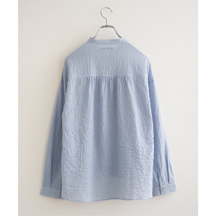 オーガニックコットンバンドカラーシャツ | Lbc with Life | 詳細画像32 