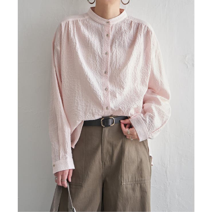 オーガニックコットンバンドカラーシャツ | Lbc with Life | 詳細画像2 