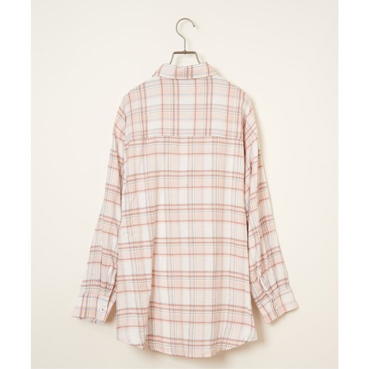 ダブルガーゼロゴ刺繍オーバーシャツ | Lbc with Life | 詳細画像22 