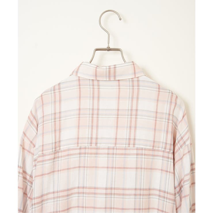 ダブルガーゼロゴ刺繍オーバーシャツ | Lbc with Life | 詳細画像26 