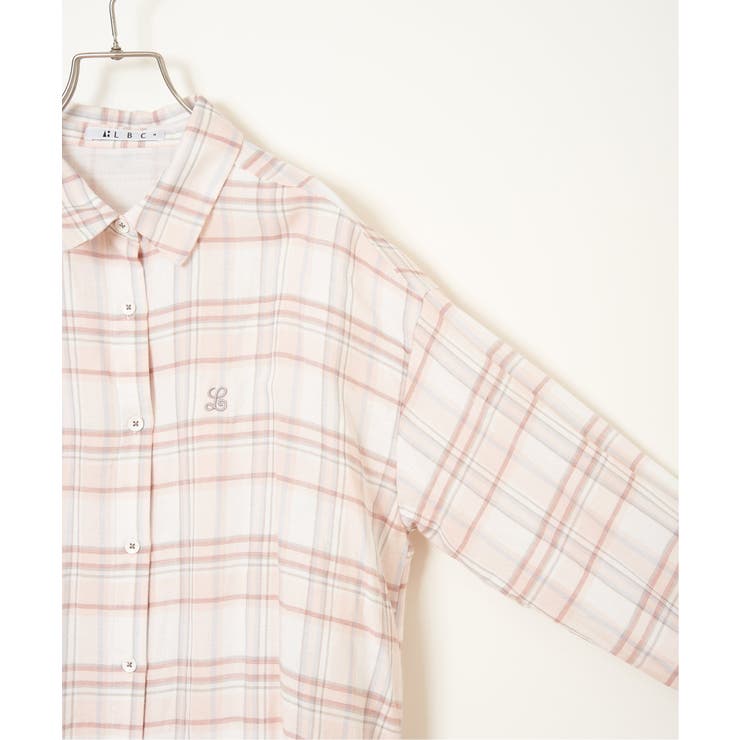 ダブルガーゼロゴ刺繍オーバーシャツ | Lbc with Life | 詳細画像27 