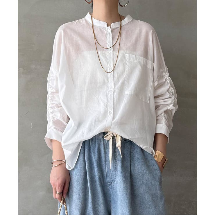 ホワイト | 80コットンシャーリングシャツ | Lbc with Life