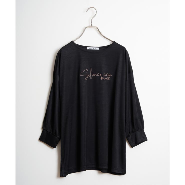 シアーロゴ刺繍7分袖Tシャツ | Lbc with Life | 詳細画像20 