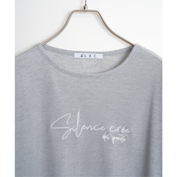 シアーロゴ刺繍7分袖Tシャツ | Lbc with Life | 詳細画像24 