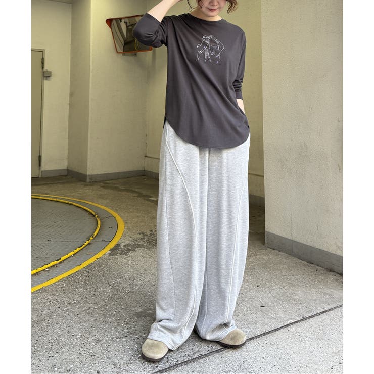 Girlプリントロゴ刺繍ロンT | Lbc with Life | 詳細画像12 