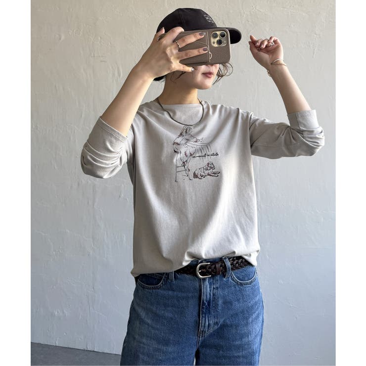 Girlプリントロゴ刺繍ロンT | Lbc with Life | 詳細画像17 