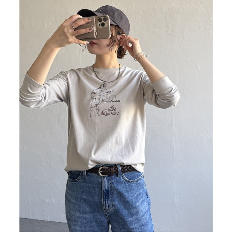 Girlプリントロゴ刺繍ロンT | Lbc with Life | 詳細画像18 