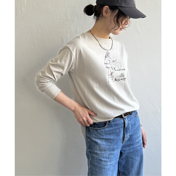 Girlプリントロゴ刺繍ロンT | Lbc with Life | 詳細画像19 