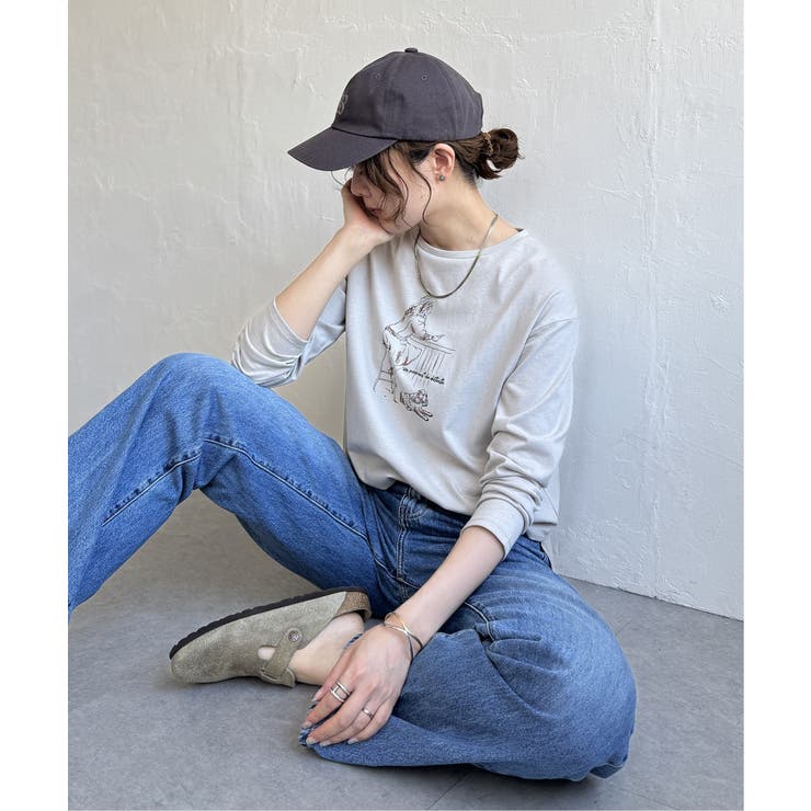 Girlプリントロゴ刺繍ロンT | Lbc with Life | 詳細画像20 