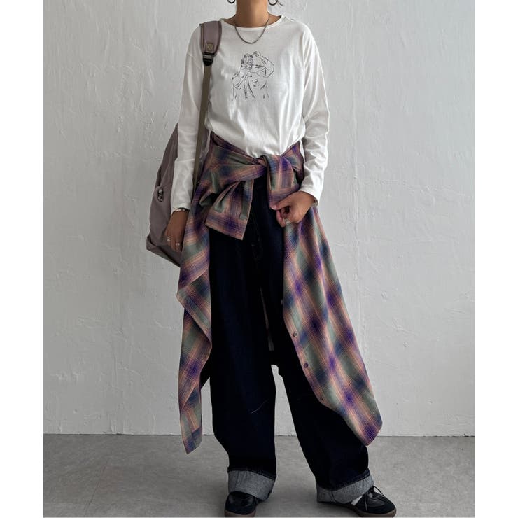 Girlプリントロゴ刺繍ロンT | Lbc with Life | 詳細画像26 