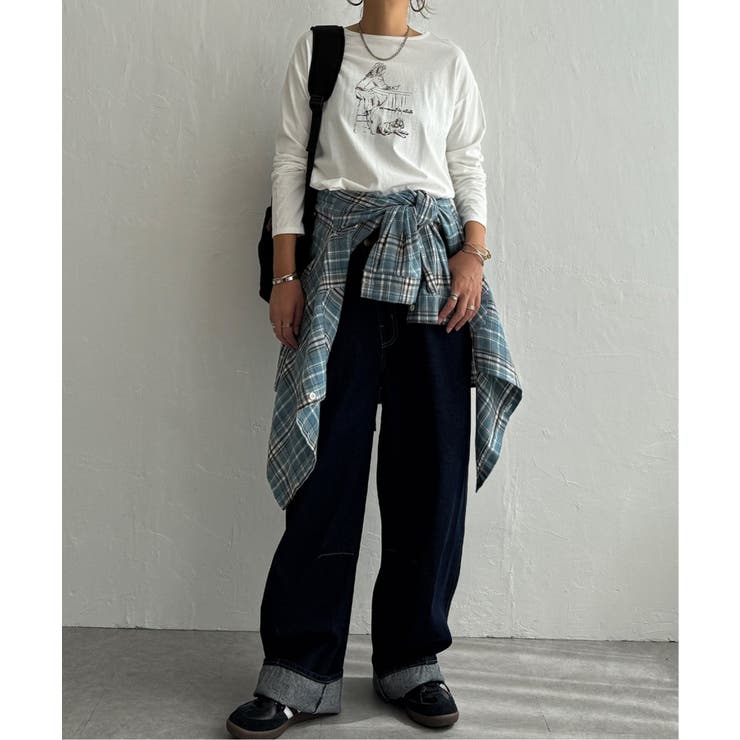 Girlプリントロゴ刺繍ロンT | Lbc with Life | 詳細画像28 