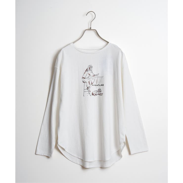 Girlプリントロゴ刺繍ロンT | Lbc with Life | 詳細画像29 