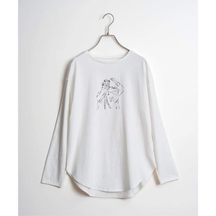 Girlプリントロゴ刺繍ロンT | Lbc with Life | 詳細画像31 