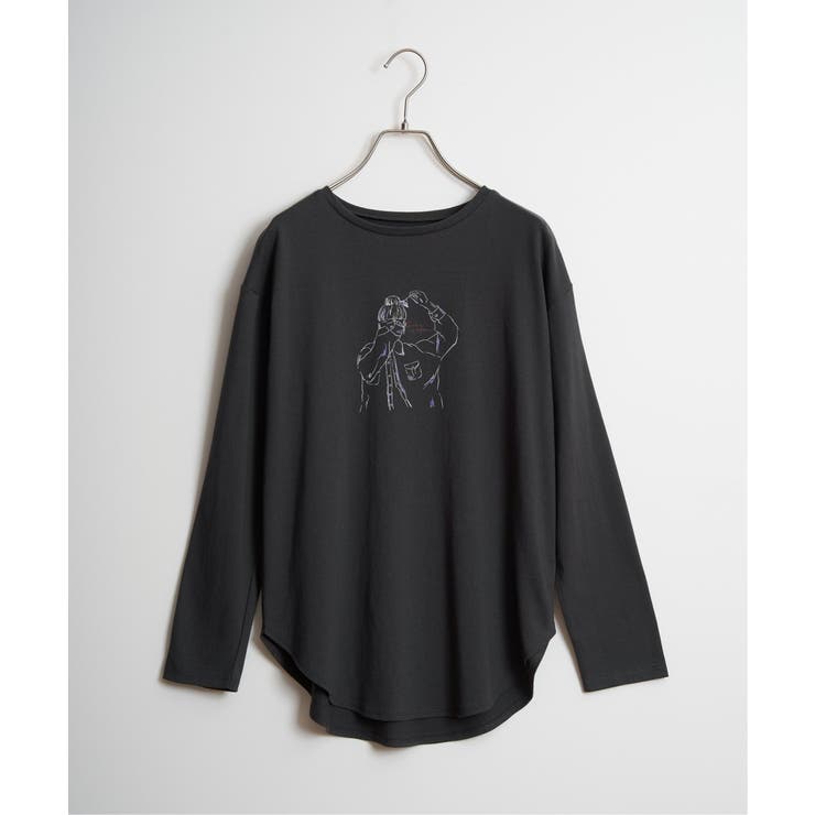 Girlプリントロゴ刺繍ロンT | Lbc with Life | 詳細画像32 