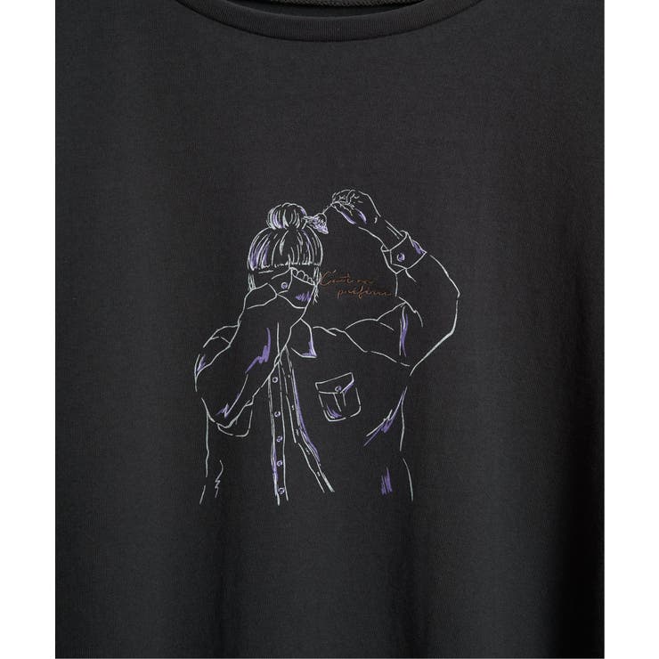 Girlプリントロゴ刺繍ロンT | Lbc with Life | 詳細画像37 