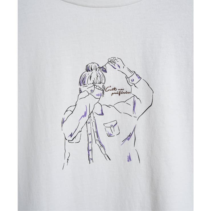 Girlプリントロゴ刺繍ロンT | Lbc with Life | 詳細画像38 